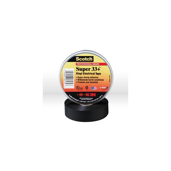 3M Electrical Tape, Scotch Super 33+ Vinyl Electrical Tape 54007-06132 - main